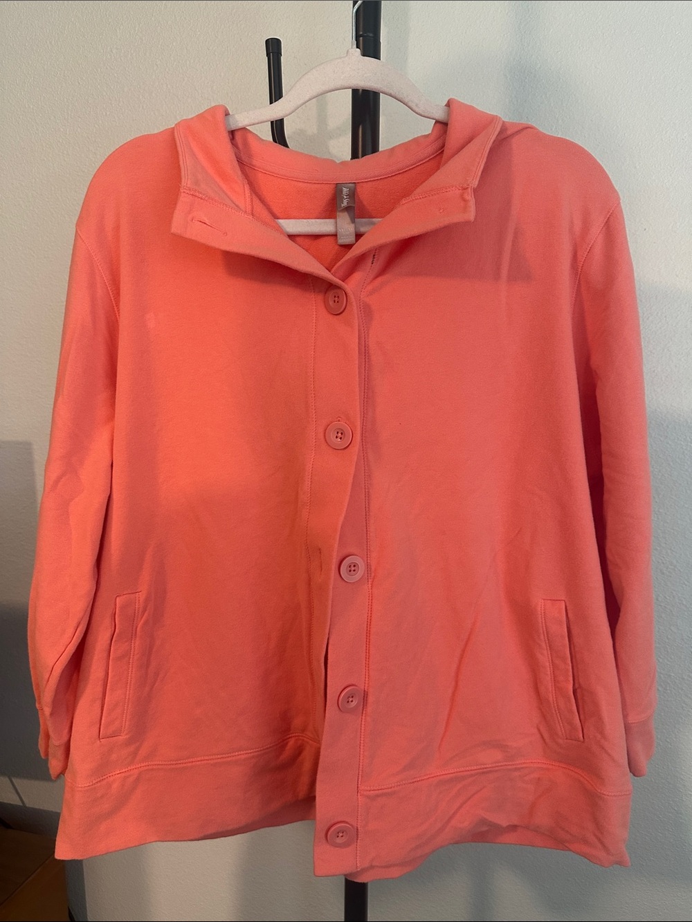 White Stag Coral Button-Front Top